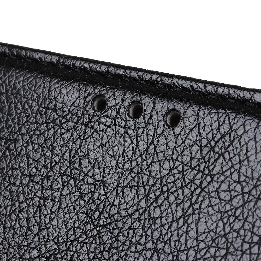 Split Leather Nappa Texture Wallet Stand Flip Protective Cover with Magnetic Closure for Samsung Galaxy S22+ 5G