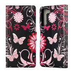 Magnetic Clasp Pattern Printing PU Leather Wallet Stand Phone Case Cover for Samsung Galaxy S22 5G