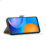 Pattern Printing Cross Texture Wallet Stand Leather Phone Case Protector for Samsung Galaxy S22+ 5G