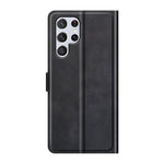 Impact Buffer PU Leather Wallet Folio Flip Case Stand Magnetic Shockproof TPU Inner Shell for Samsung Galaxy S22 Ultra 5G