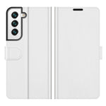 Wallet Design Crazy Horse Texture Leather Phone Cover Shell with Horizontal Viewing Stand for Samsung Galaxy S22+ 5G