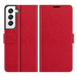 Wallet Design Crazy Horse Texture Leather Phone Cover Shell with Horizontal Viewing Stand for Samsung Galaxy S22+ 5G