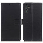 Magnetiskt spänne, stängning, plånboksfodral, läderfodral, invändigt TPU-mobilskal för Samsung Galaxy A13 5G / A04s 4G (164,7 mm)