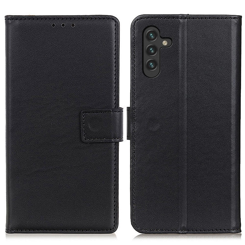 Magnetiskt spänne, stängning, plånboksfodral, läderfodral, invändigt TPU-mobilskal för Samsung Galaxy A13 5G / A04s 4G (164,7 mm)