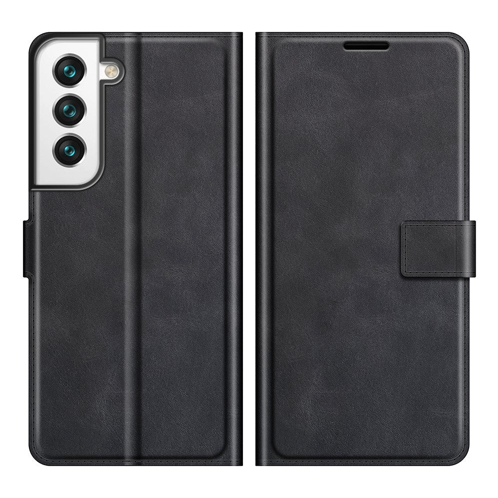 Fuldt beskyttende PU-læder TPU Pung Stander Telefon Flip Cover Etui til Samsung Galaxy S22 5G