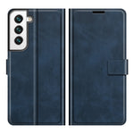 Fuldt beskyttende PU-læder TPU Pung Stander Telefon Flip Cover Etui til Samsung Galaxy S22 5G