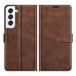 Fuldt beskyttende PU-læder TPU Pung Stander Telefon Flip Cover Etui til Samsung Galaxy S22 5G