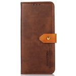 KHAZNEH For Samsung Galaxy M52 5G Magnetic Closure TPU+PU Leather Phone Case Wallet Stand Shockproof Phone Cover