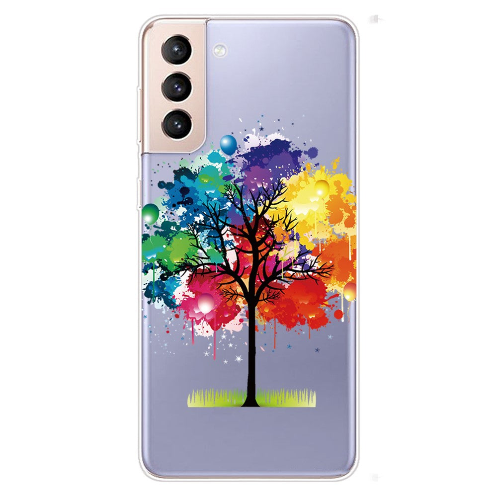 Pattern Printing Design IMD Scratch Resistant Soft TPU Protective Phone Case for Samsung Galaxy S22 5G