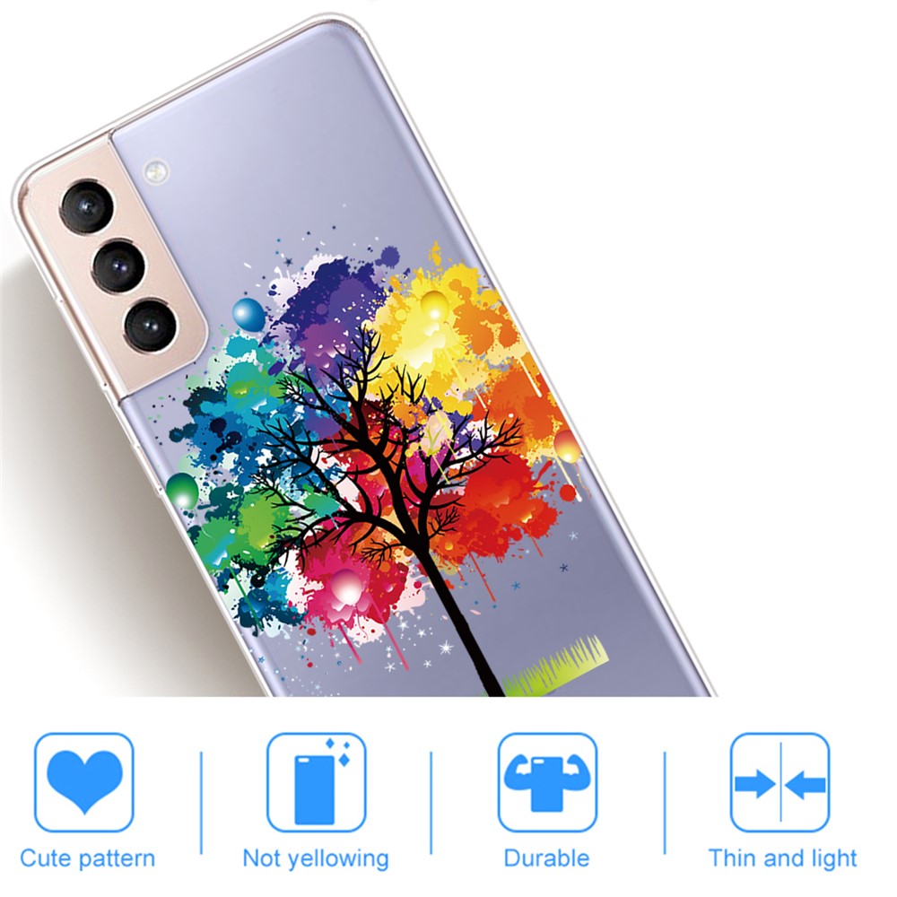 Pattern Printing Design IMD Scratch Resistant Soft TPU Protective Phone Case for Samsung Galaxy S22 5G