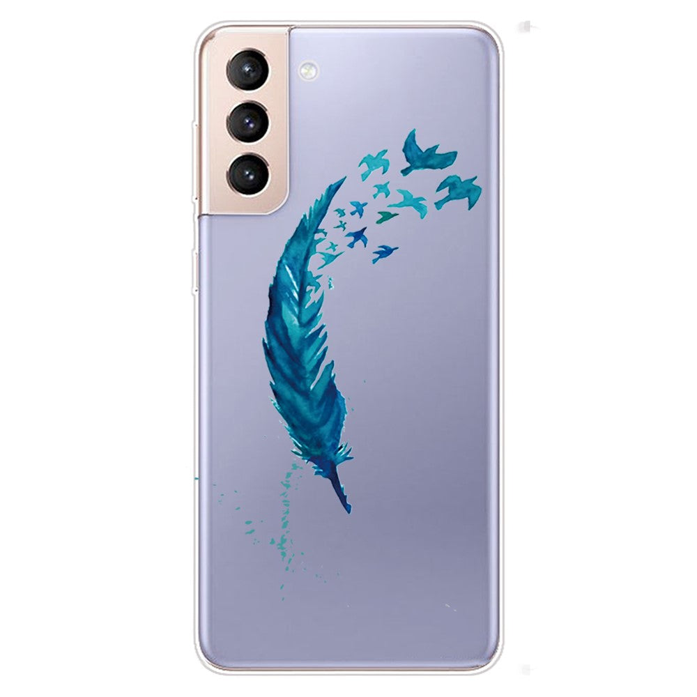 Pattern Printing Design IMD Scratch Resistant Soft TPU Protective Phone Case for Samsung Galaxy S22 5G