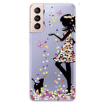 Pattern Printing Design IMD Scratch Resistant Soft TPU Protective Phone Case for Samsung Galaxy S22 5G