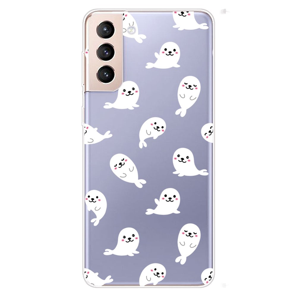 Pattern Printing Design IMD Scratch Resistant Soft TPU Protective Phone Case for Samsung Galaxy S22 5G