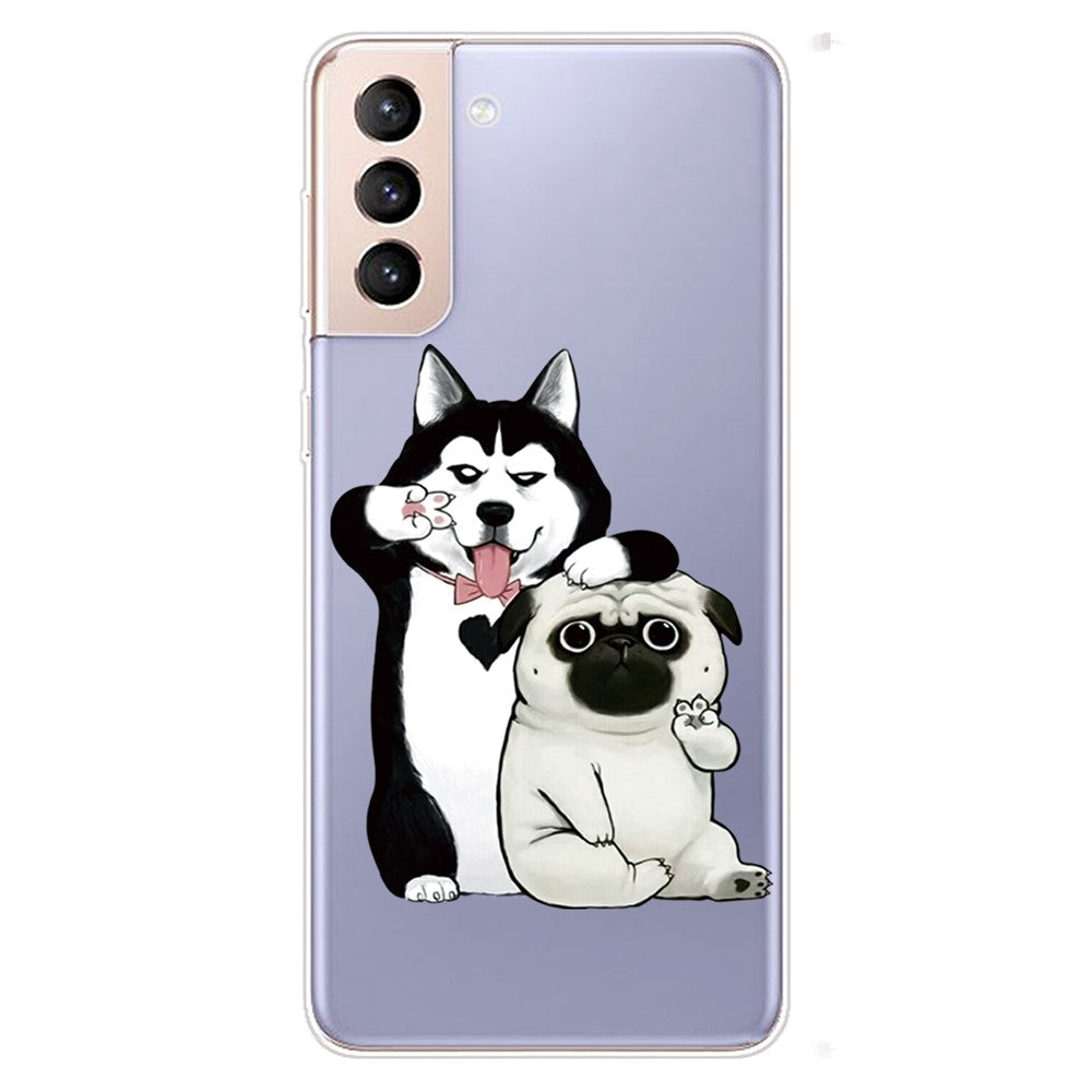 Pattern Printing Design IMD Scratch Resistant Soft TPU Protective Phone Case for Samsung Galaxy S22 5G