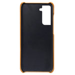 Smooth PU Leather Surface Coated PC Phone Case Phone Cover for Samsung Galaxy S22 5G