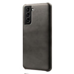 Smooth PU Leather Surface Coated PC Phone Case Phone Cover for Samsung Galaxy S22 5G