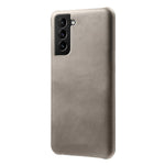 Smooth PU Leather Surface Coated PC Phone Case Phone Cover for Samsung Galaxy S22 5G