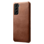 Smooth PU Leather Surface Coated PC Phone Case Phone Cover for Samsung Galaxy S22 5G