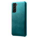 For Samsung Galaxy S22+ 5G Durable Phone Shell PU Leather Coated PC Phone Back Case