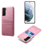 Well-Protected Scratch-Resistant PU Leather + PC Combo Dual Back Card Slots Design Hard Cover for Samsung Galaxy S22+ 5G