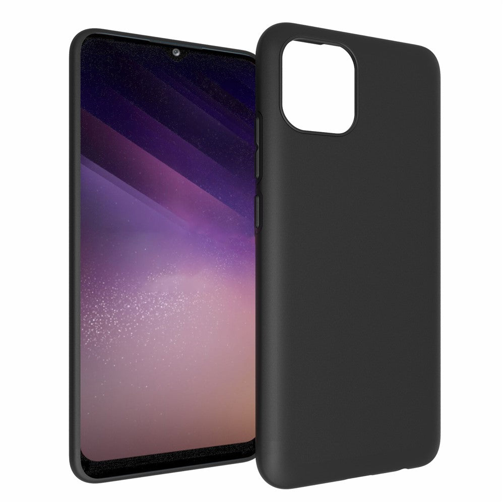 10Pcs / Pack Soft Flexible TPU Case for Samsung Galaxy A03 (164.2mm) Double-sided Matte Coating Protective Back Cover