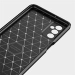 Carbon Fiber Brushed Texture Anti-Scratch Shockproof Soft TPU Non-Slip Phone Cover for Samsung Galaxy M52 5G