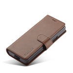 LC.IMEEKE Magnetic Clasp Stand Wallet PU Leather Folding Phone Case for Samsung Galaxy Z Fold3 5G