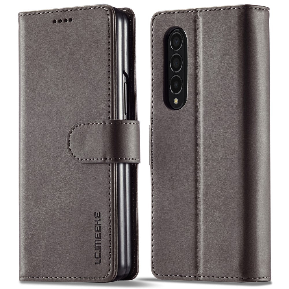 LC.IMEEKE Magnetic Clasp Stand Wallet PU Leather Folding Phone Case for Samsung Galaxy Z Fold3 5G