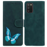 Big Butterfly Pattern Printing Skin-touch PU Leather Stand Wallet Phone Cover Shell for Samsung Galaxy A03s (164.2mm)