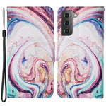 Pattern Printing Scratch-resistant Shockproof PU Leather Stand Case Wallet Cover for Samsung Galaxy S22+ 5G