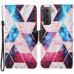 Pattern Printing Scratch-resistant Shockproof PU Leather Stand Case Wallet Cover for Samsung Galaxy S22+ 5G