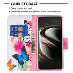 Stylish Pattern Printing PU Leather Wallet Case Stand Magnetic Closure Flip Cover for Samsung Galaxy S22 5G