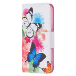 Stylish Pattern Printing PU Leather Wallet Case Stand Magnetic Closure Flip Cover for Samsung Galaxy S22 5G