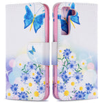 Stylish Pattern Printing PU Leather Wallet Case Stand Magnetic Closure Flip Cover for Samsung Galaxy S22 5G
