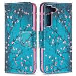 Stylish Pattern Printing PU Leather Wallet Case Stand Magnetic Closure Flip Cover for Samsung Galaxy S22 5G