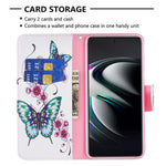 Pattern Printing PU Leather Flip Magnetic Cover Wallet Stand All-Round Protective Case for Samsung Galaxy S22+ 5G