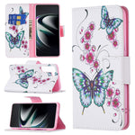 Pattern Printing PU Leather Flip Magnetic Cover Wallet Stand All-Round Protective Case for Samsung Galaxy S22+ 5G