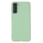 Well-protected Liquid Silicone Soft Phone Cover Shell with Hand Strap for Samsung Galaxy S22 5G
