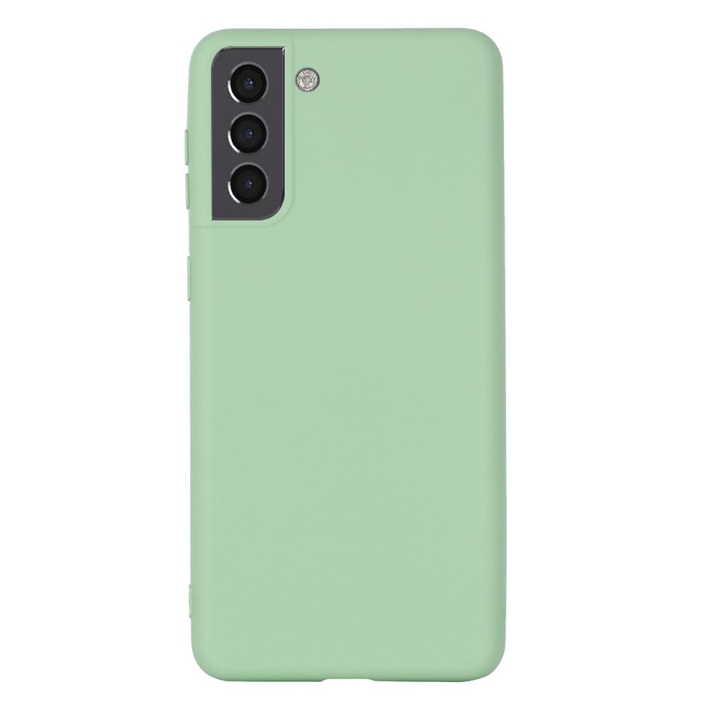 Well-protected Liquid Silicone Soft Phone Cover Shell with Hand Strap for Samsung Galaxy S22 5G