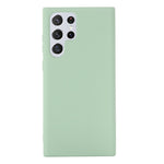 Liquid Silicone Microfiber Lining Mobile Phone Back Case Cover with Strap for Samsung Galaxy S22 Ultra 5G