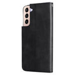 PU Leather Flip Case Zipper Pocket Design Wallet Phone Covering Shell for Samsung Galaxy S22+ 5G