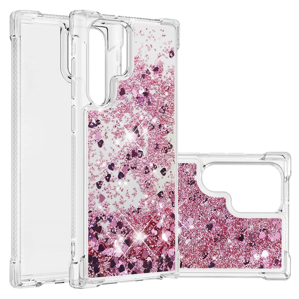Quicksand TPU Protective Cover Shell Anti-Drop Multiple Color Choices Phone Case for Samsung Galaxy S22 Ultra 5G