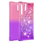 Gradient Quicksand Series Liquid Flowing Sparkle Reptåligt Mjukt TPU Mobilskal till Samsung Galaxy S22 Ultra 5G