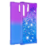Gradient Quicksand Series Liquid Flowing Sparkle Reptåligt Mjukt TPU Mobilskal till Samsung Galaxy S22 Ultra 5G