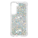 Soft TPU Clear Cover Moving Quicksand Glitter Cute Phone Case for Samsung Galaxy S22+ 5G
