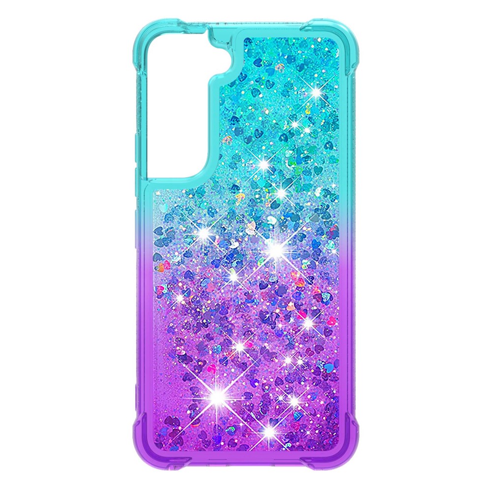 Gradient Quicksand Series Soft TPU Liquid Floating Protective Phone Case for Samsung Galaxy S22 5G