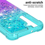 Gradient Quicksand Series Soft TPU Liquid Floating Protective Phone Case for Samsung Galaxy S22 5G