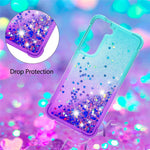 Gradient Quicksand Series Soft TPU Liquid Floating Protective Phone Case for Samsung Galaxy S22 5G