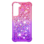 Gradient Quicksand Series Soft TPU Liquid Floating Protective Phone Case for Samsung Galaxy S22 5G