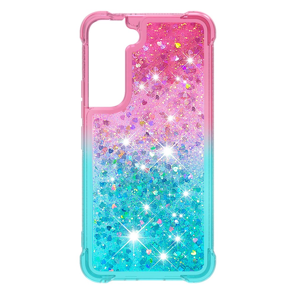 Gradient Quicksand Series Soft TPU Liquid Floating Protective Phone Case for Samsung Galaxy S22 5G
